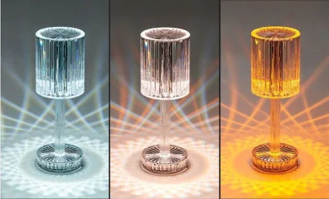 Lámpara LED cristal Inteligente con Control Remoto y Touch