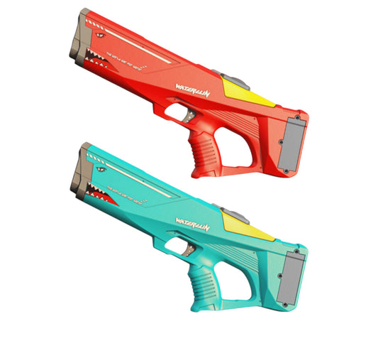 Pistola de agua eléctrica recargable para niños, juguete de playa para piscina
